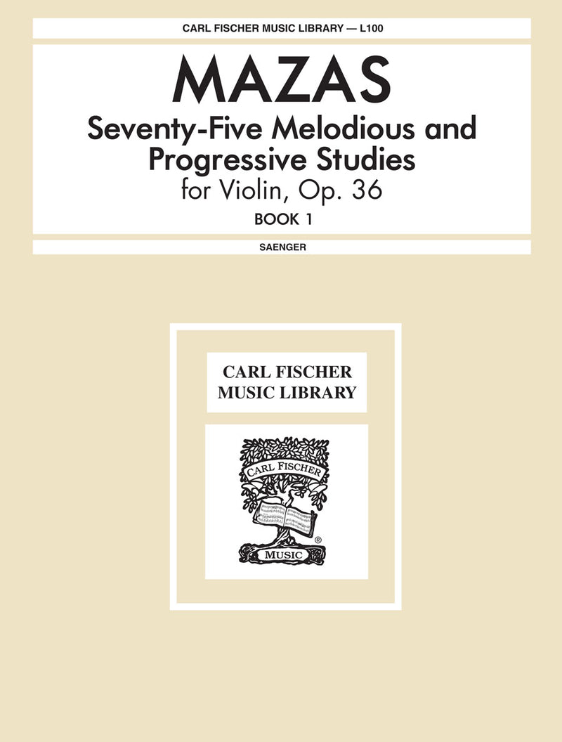 Seventy-Five Melodious and Progressive Studies