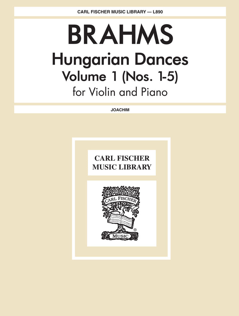 Hungarian Dances, vol. 1 (Nos. 1-5)