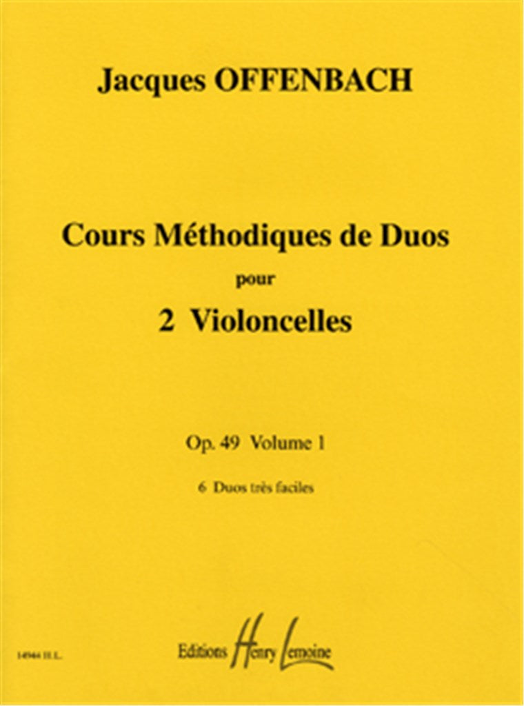 Cours méthodique de duos Op.49, Vol. 1