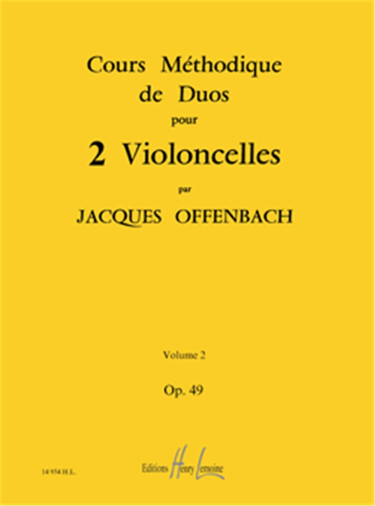 Cours méthodique de duos Op.49, Vol. 2