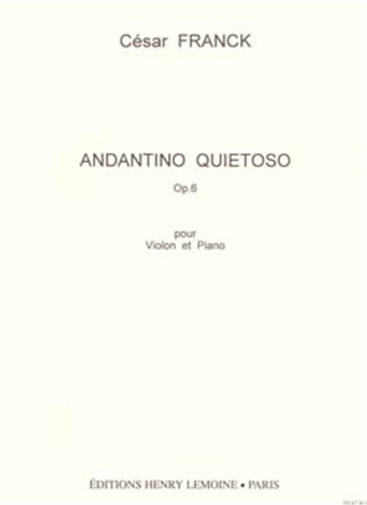 Andantino quietoso Op.6