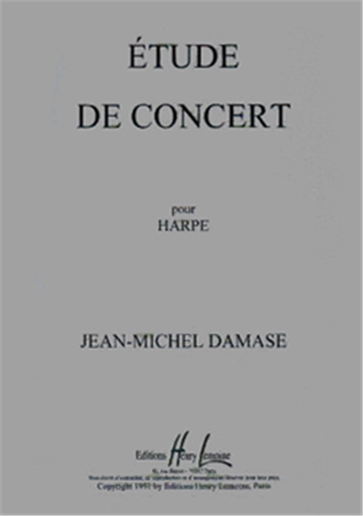 Etude de concert Op.14