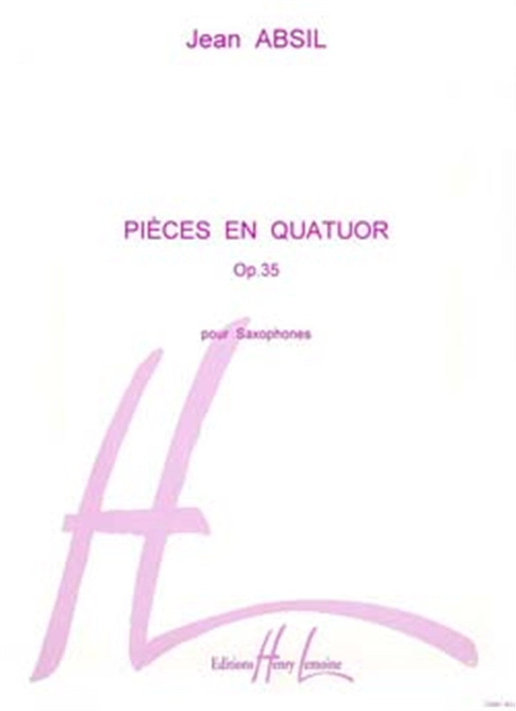 Pièces en quatuor Op.35