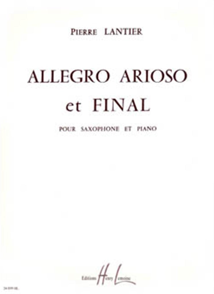 Allegro, arioso et final