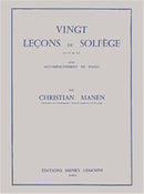 20 Leçons en clé de sol avec accompagnement