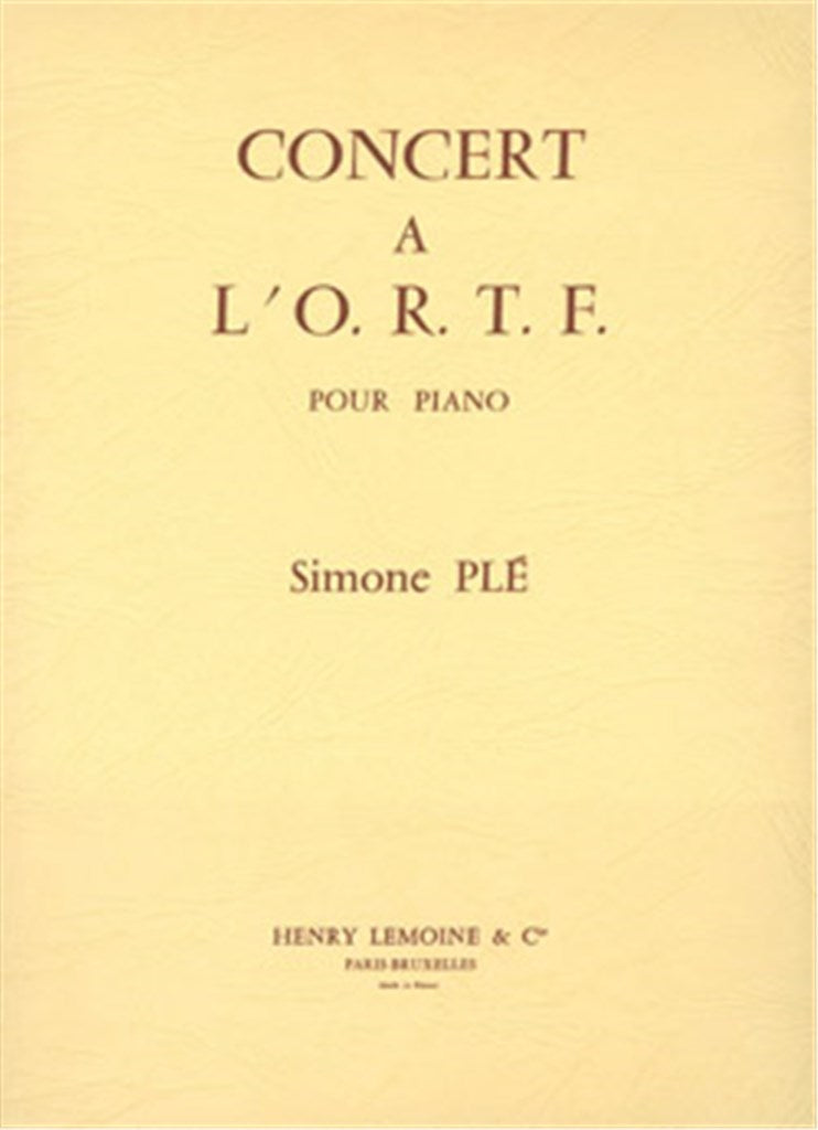 Concert à l'O.R.T.F.