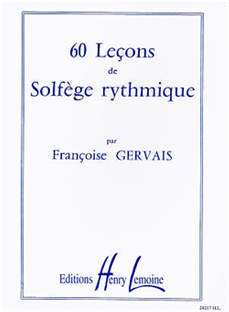 60 Leçons solfège rythmique