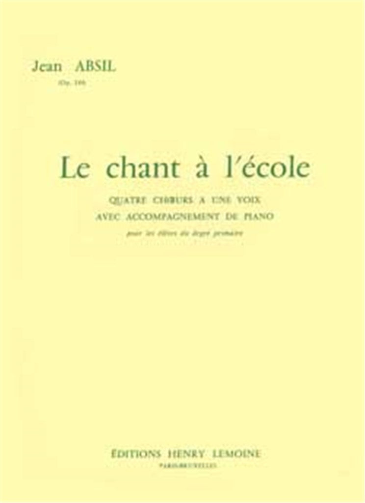 Chant à l'école Op.144