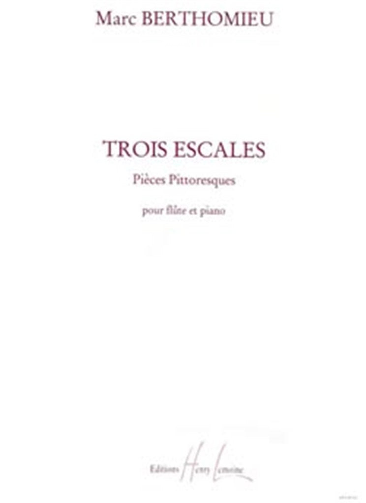 Trois Escales (Flute and Piano)