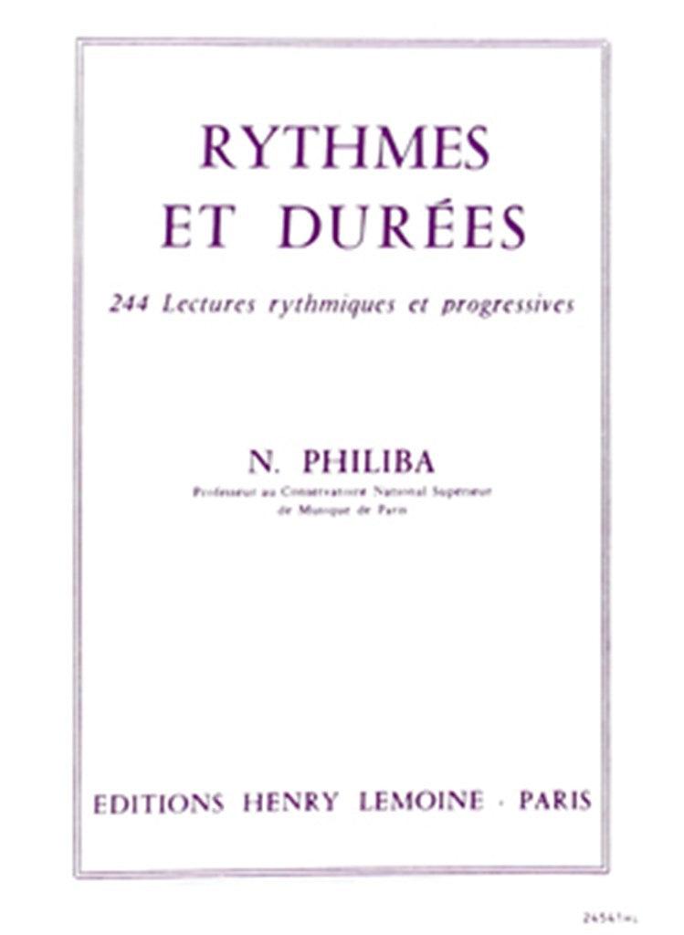 Rythmes et Durées