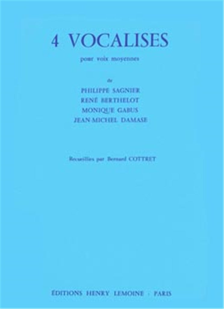 Quatre Vocalises, Vol. 1