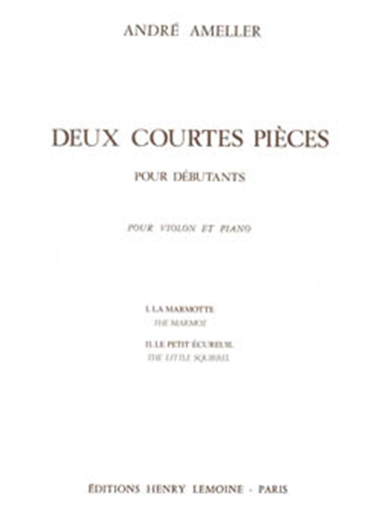 Deux Courtes pièces