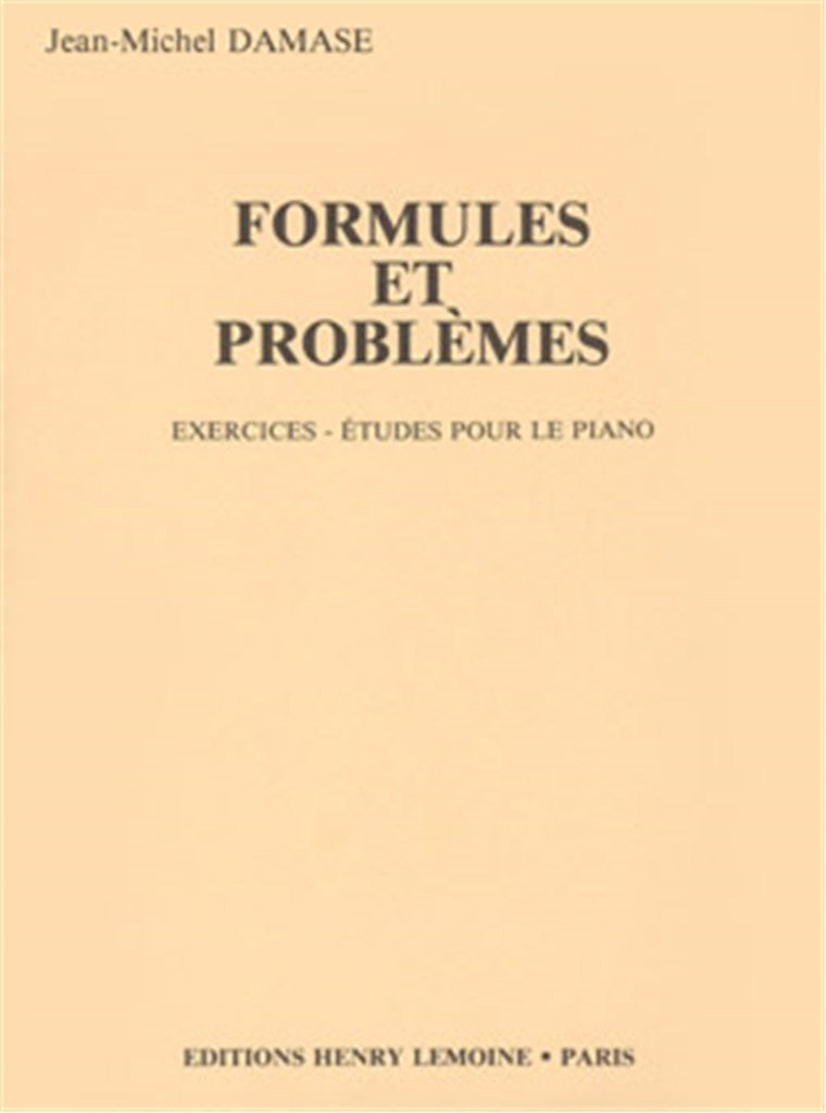 Formules et problèmes