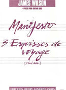 Manifesto - 3 esquisses voyage