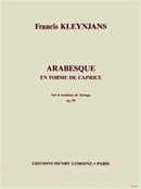 Arabesque en forme de caprice