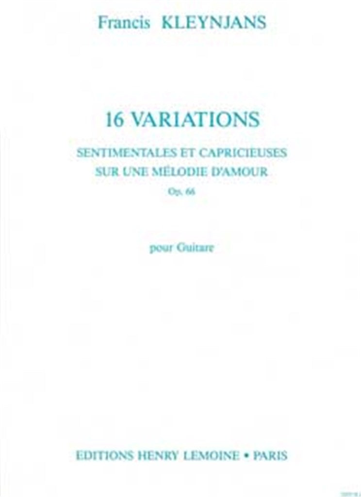 Variations sentimentales et capricieuses Op.66