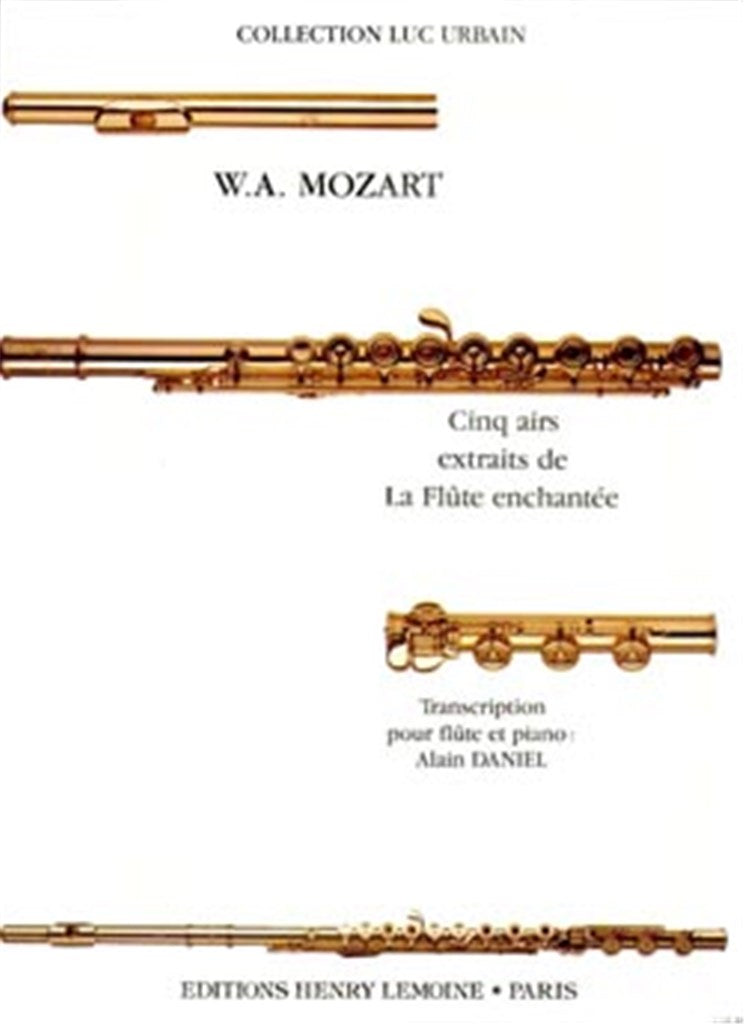 Cinq Airs, Extraits de Flute