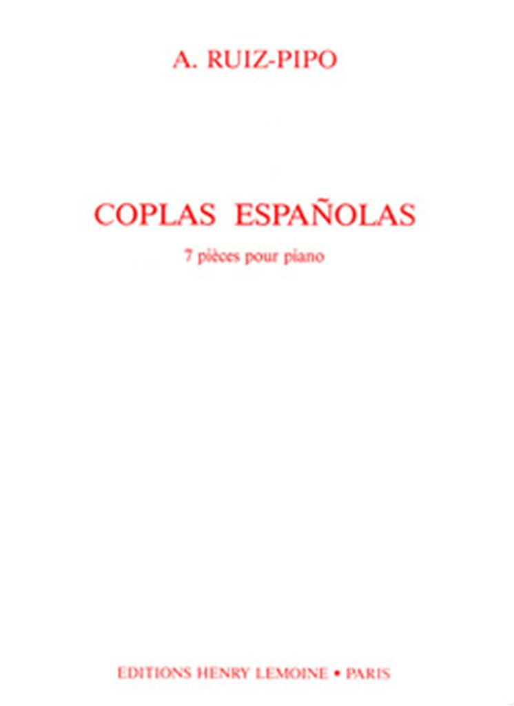 Coplas espanolas : 7 Pièces
