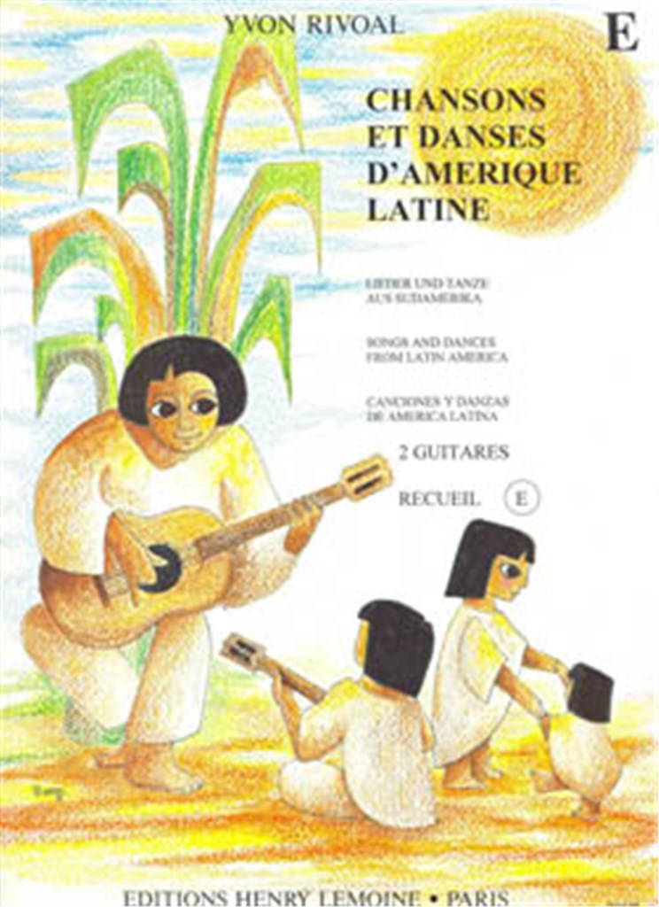 Chansons et Danses d'Amerique Latine, Vol. E (2 Guitars)