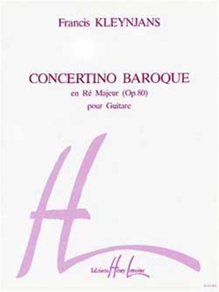 Concertino baroque Hommage à Vivaldi Op.80