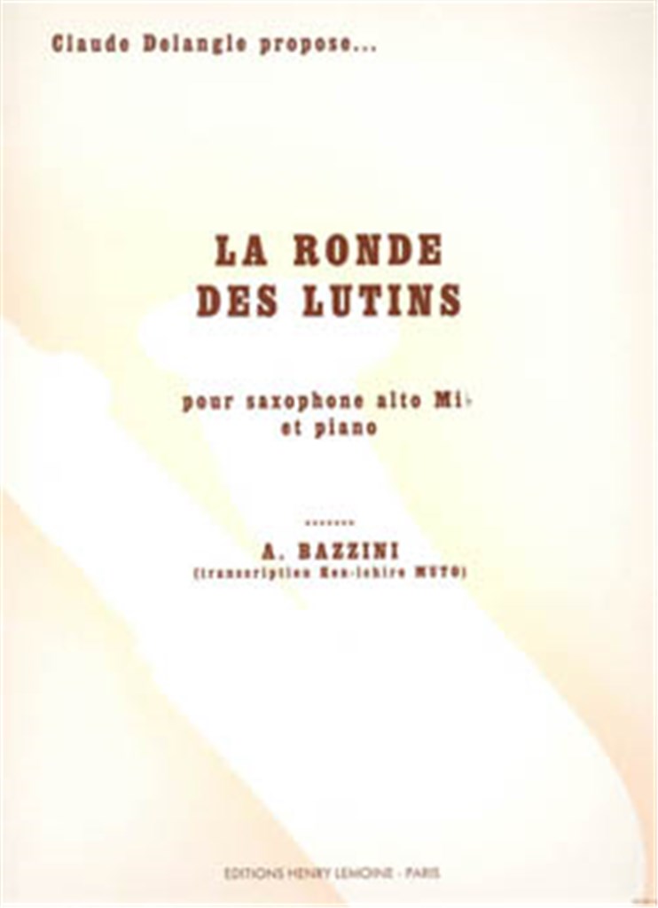 Ronde des Lutins Op.25 (Alto Saxophone and Piano)