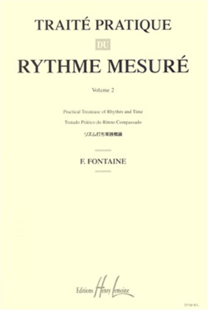 Traité du rythme, Vol. 2