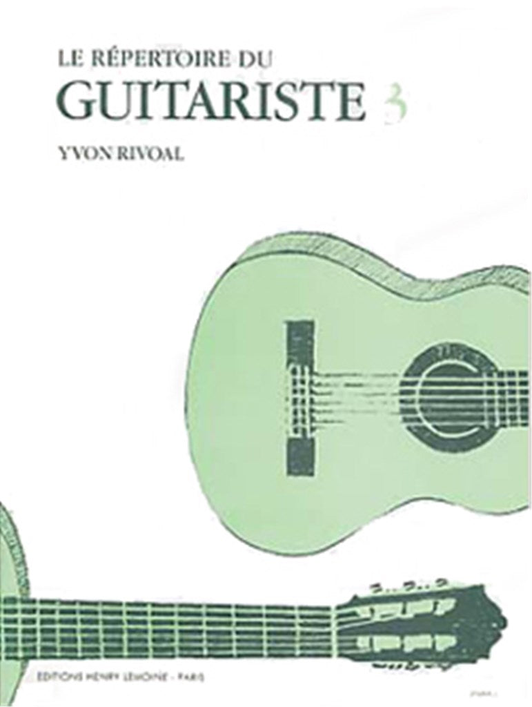 Répertoire du Guitariste, Vol. 3