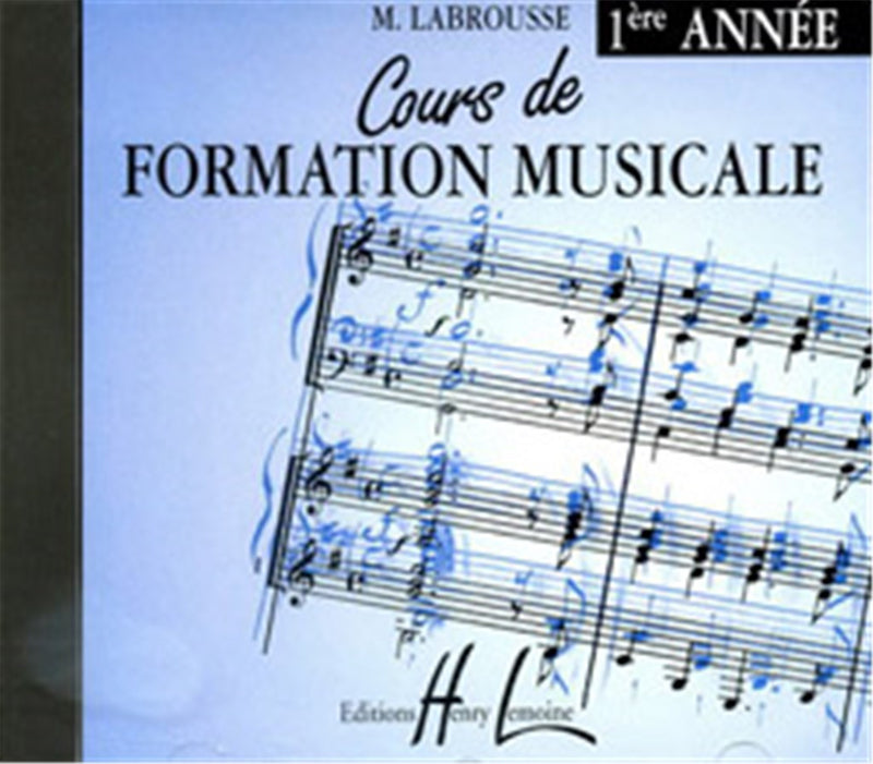 Cours de formation musicale, Vol. 1 (CD Only)