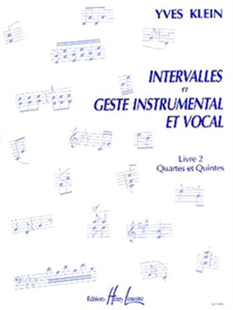 Intervalles et geste instrumental et vocal, Vol. 2