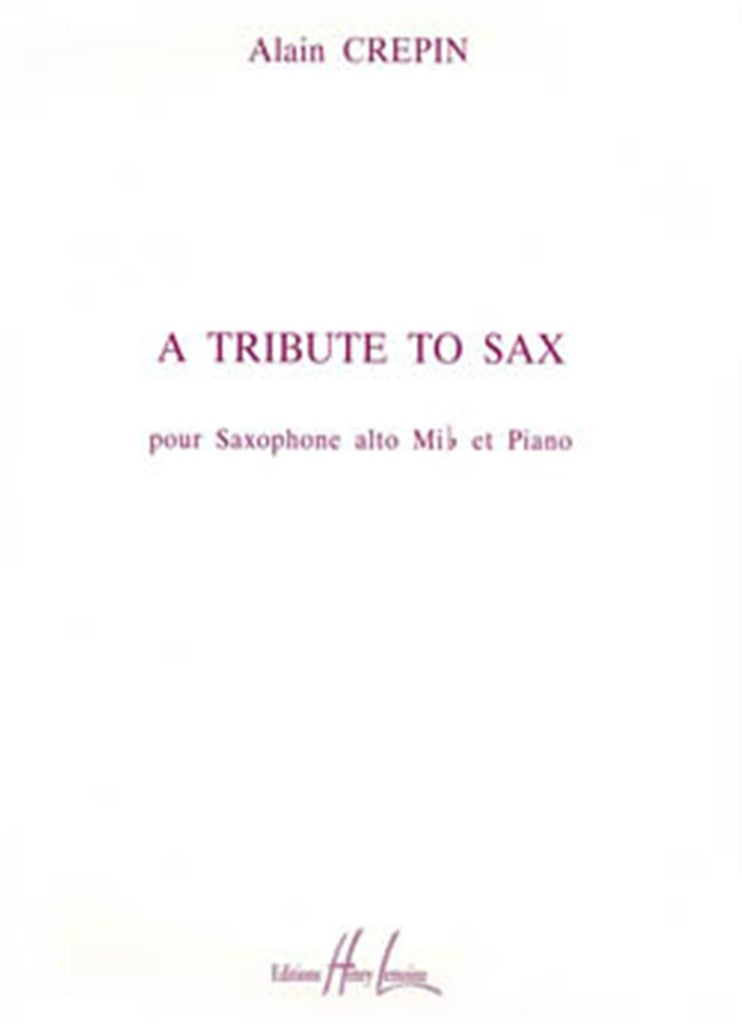 Tribute To Saxophone