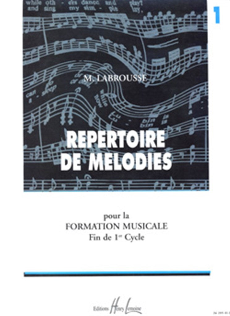 Répertoire de Mélodies, Vol. 1