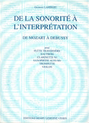 De la sonorité à l'interprétation, Vol. 2