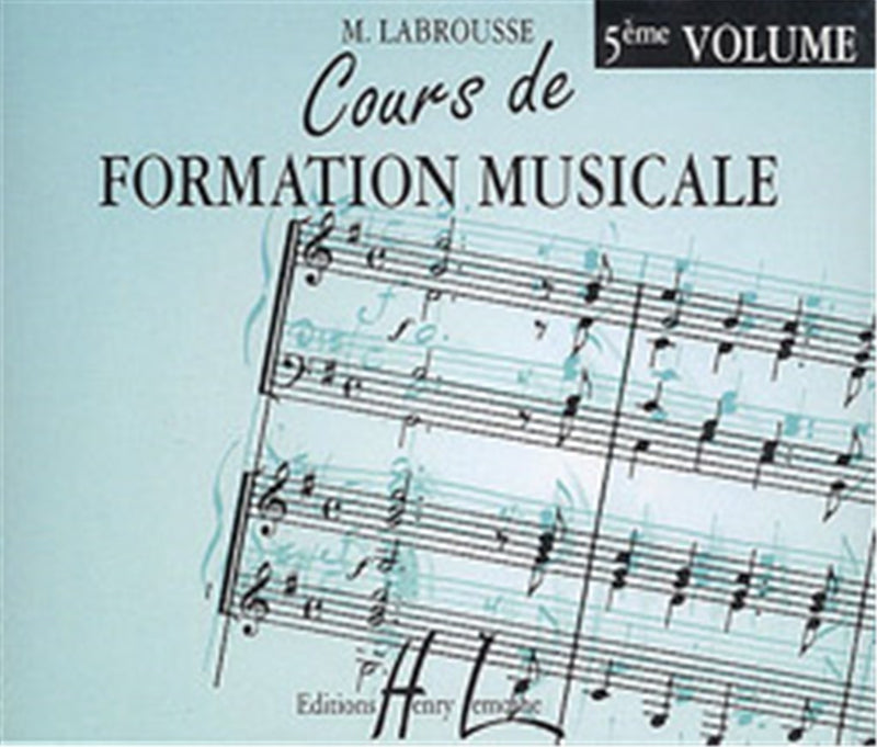 Cours de formation musicale, Vol. 5 (CD Only)