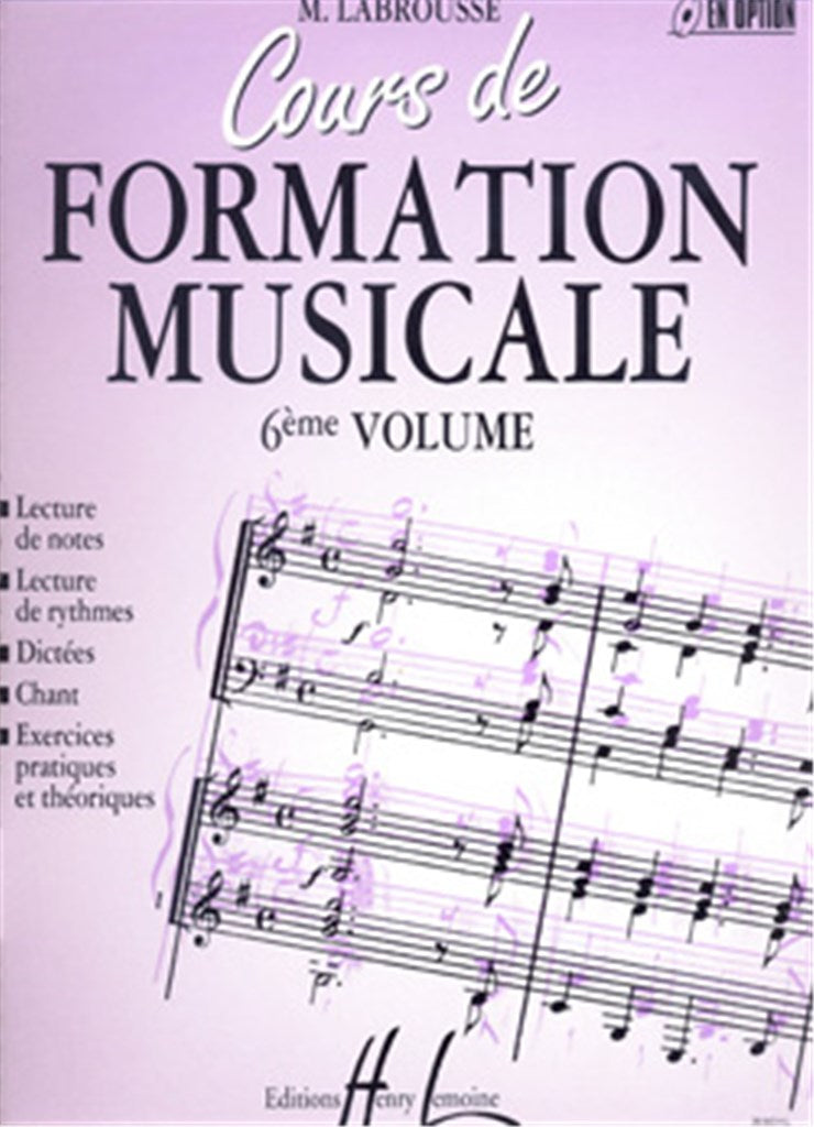 Cours de formation musicale, Vol. 6