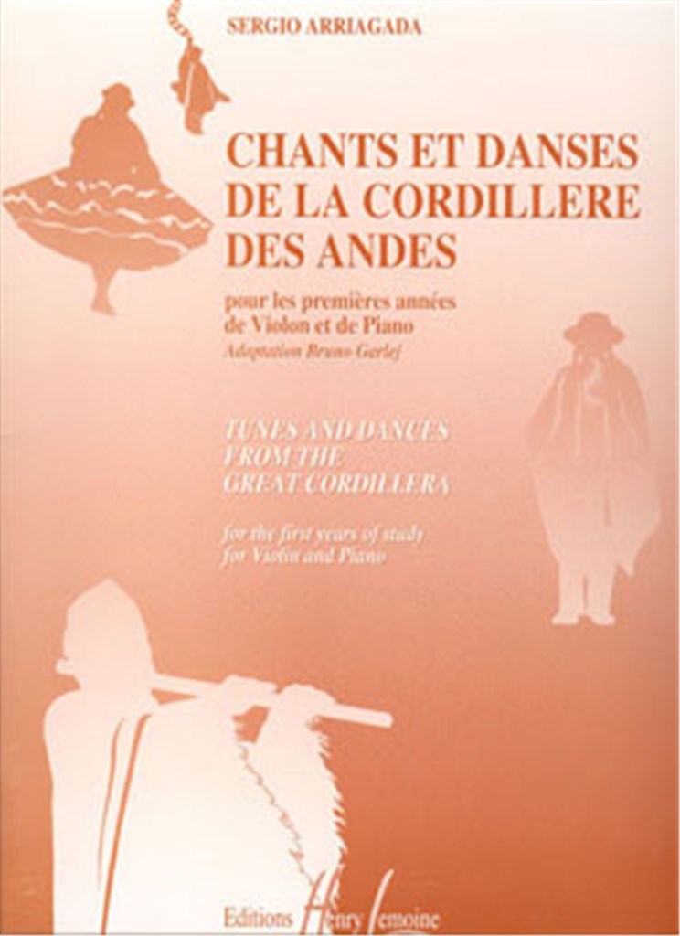 Chants et danses de la Cordillère des Andes (Violin and Piano)
