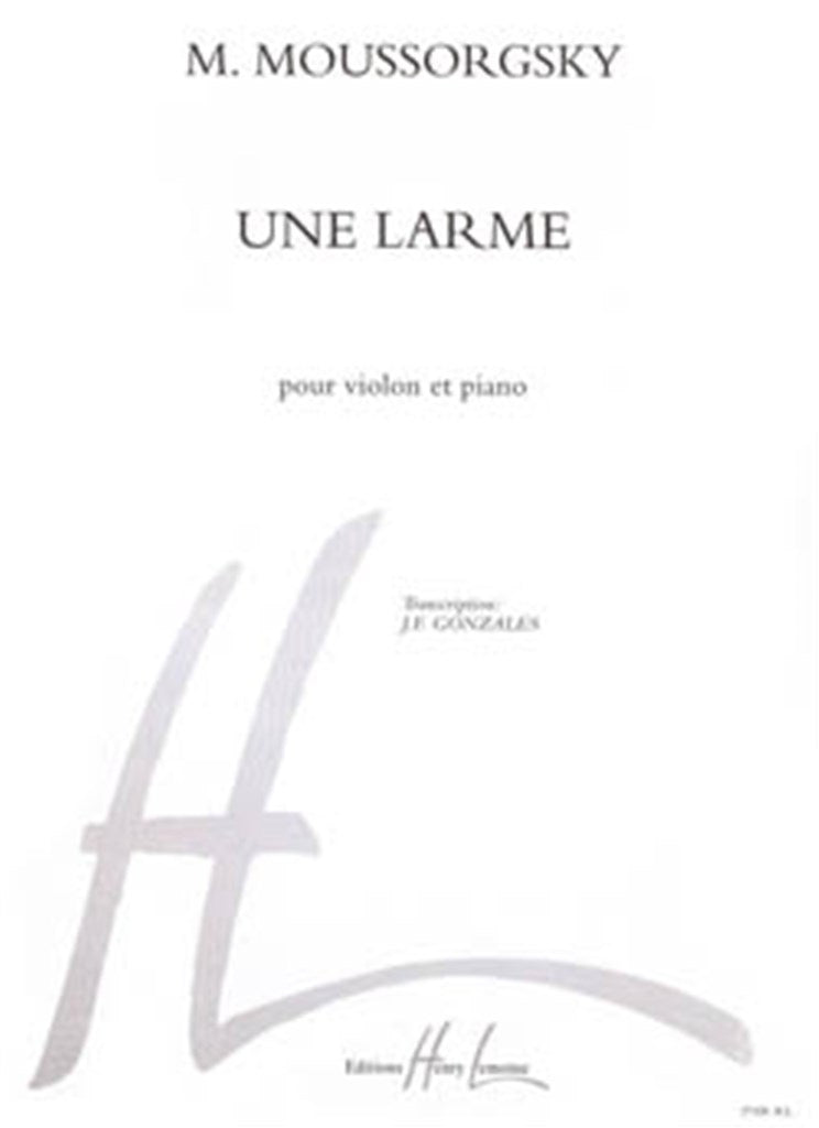 Une larme (Violin and Piano)