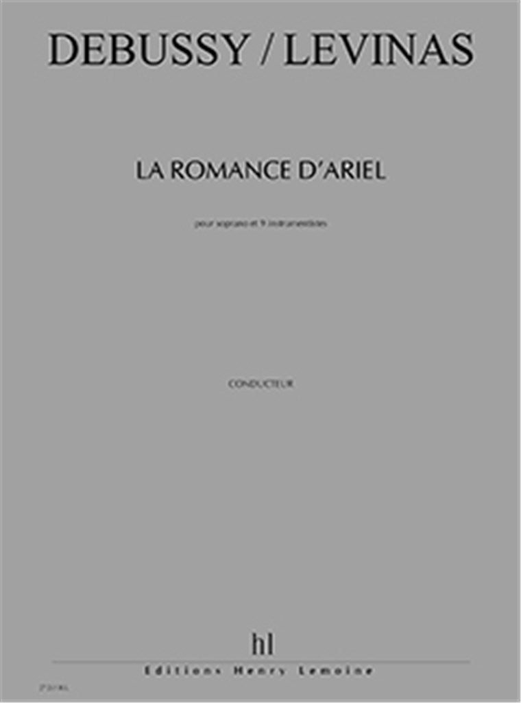 La romance d'Ariel extr. de Chansons