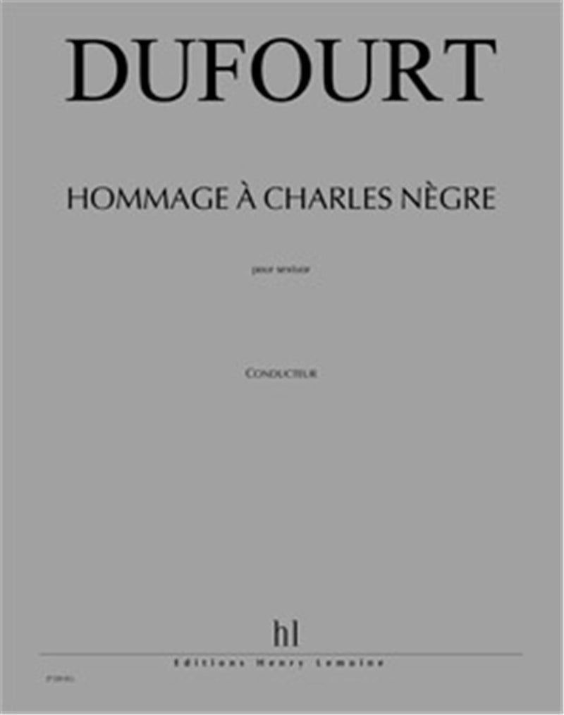 Hommage à Charles Nègre