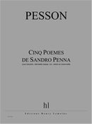 Cinq Poèmes de Sandro Penna (Baritone Voice and Ensemble)