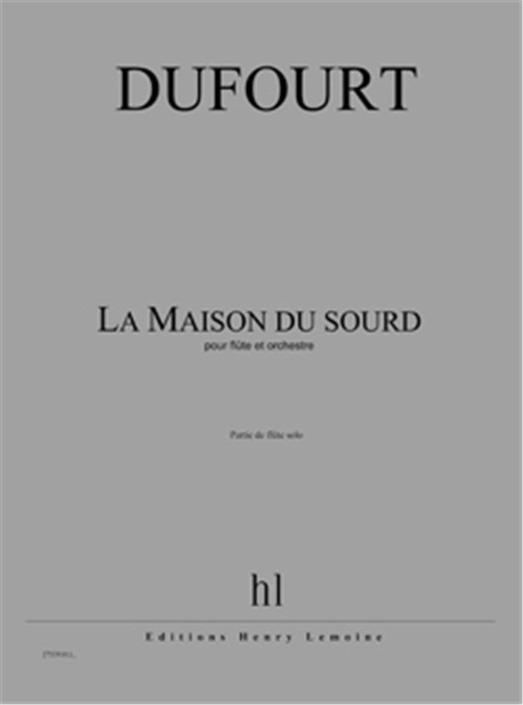 La Maison Du Sourd (Flute solo part)