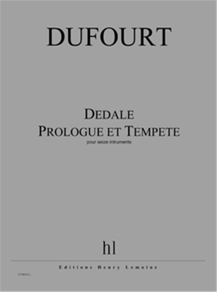 Dédale - Prologue et Tempête