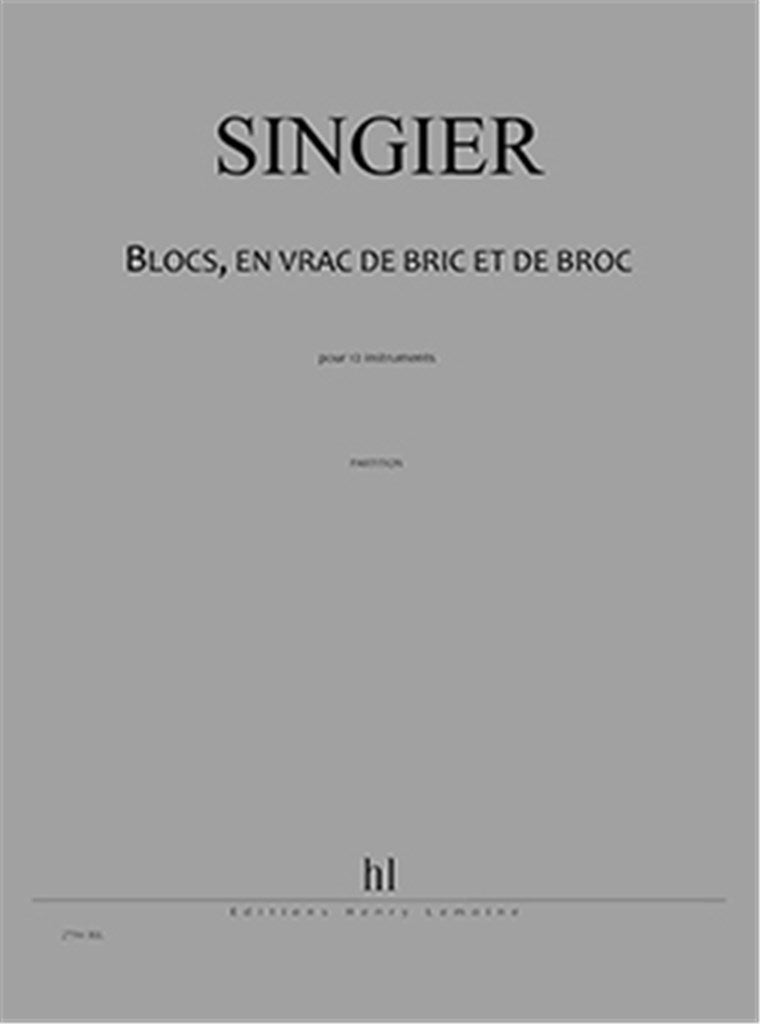 Blocs, en vrac de bric et de broc