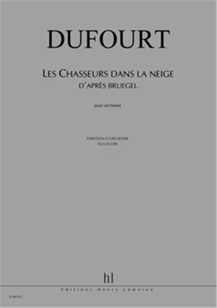 Les Chasseurs dans la neige d'après Bruegel