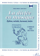 La dictée en musique, Vol. 6 - corrigé