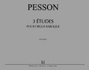 3 Etudes pour orgue baroque