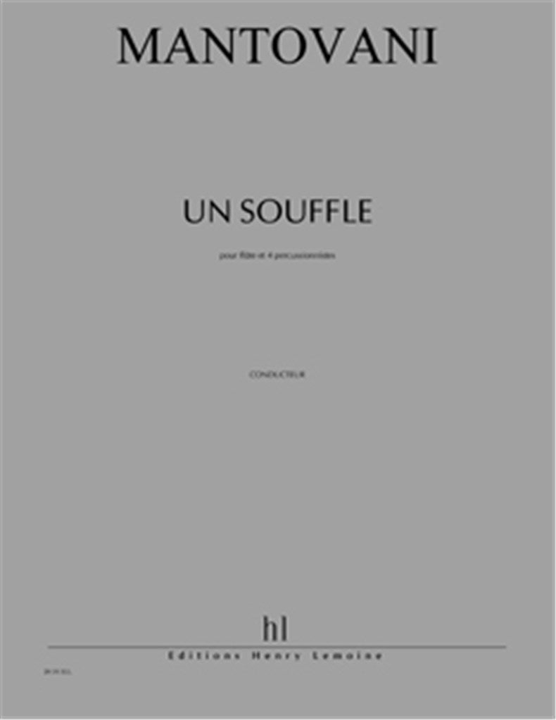 Un Souffle (Score Only)