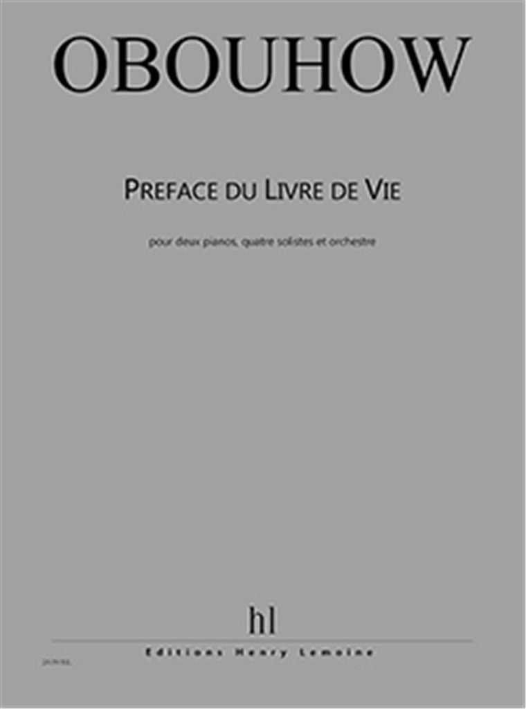 Préface du Livre de Vie