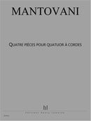 Quatre Pièces pour quatuor à cordes Bleu-Les Fees (Score & Parts)
