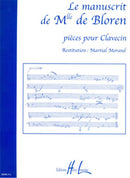 Manuscrit de Melle de Bloren