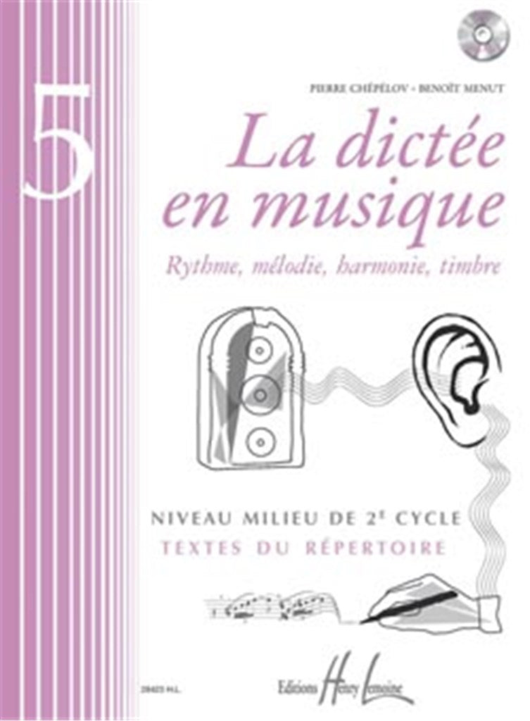 La dictée en musique, Vol. 5 - milieu du 2eme cycle